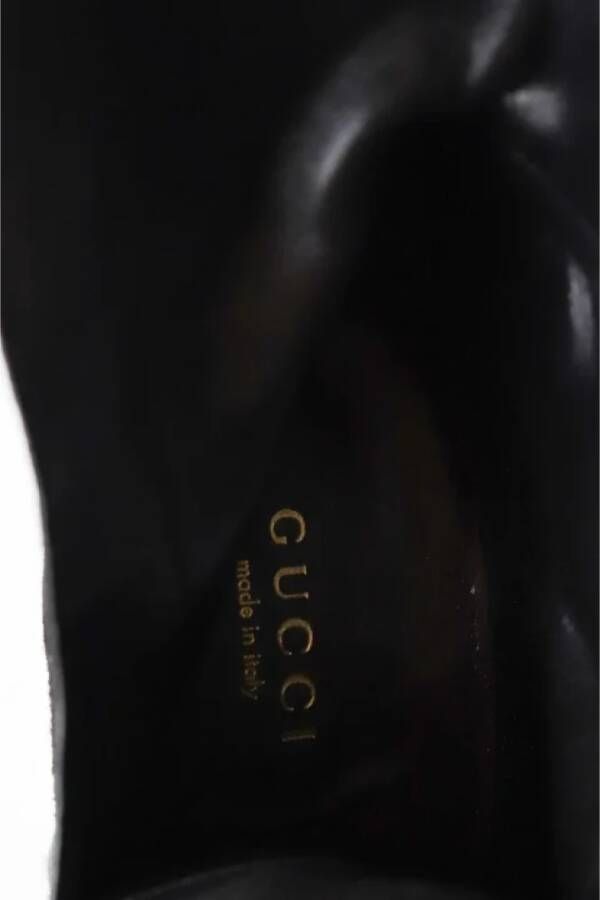 Gucci Vintage Pre-owned Suede boots Black Dames