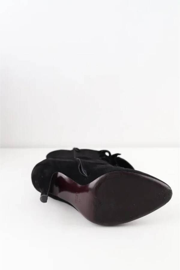 Gucci Vintage Pre-owned Suede boots Black Dames