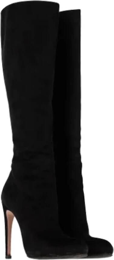 Gucci Vintage Pre-owned Suede boots Black Dames