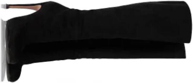 Gucci Vintage Pre-owned Suede boots Black Dames