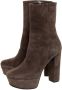 Gucci Vintage Pre-owned Suede boots Brown Dames - Thumbnail 3