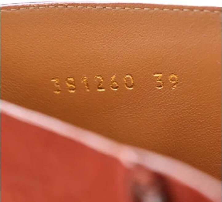 Gucci Vintage Pre-owned Suede boots Orange Dames