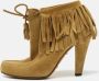 Gucci Vintage Pre-owned Suede boots Yellow Dames - Thumbnail 2