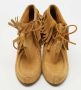 Gucci Vintage Pre-owned Suede boots Yellow Dames - Thumbnail 3