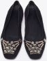 Gucci Vintage Pre-owned Suede flats Black Dames - Thumbnail 3