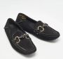 Gucci Vintage Pre-owned Suede flats Black Dames - Thumbnail 4