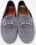Gucci Vintage Pre-owned Suede flats Blue Dames - Thumbnail 3