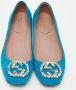 Gucci Vintage Pre-owned Suede flats Blue Dames - Thumbnail 3