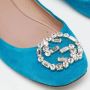 Gucci Vintage Pre-owned Suede flats Blue Dames - Thumbnail 7