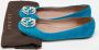 Gucci Vintage Pre-owned Suede flats Blue Dames - Thumbnail 9