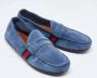 Gucci Vintage Pre-owned Suede flats Blue Dames - Thumbnail 4