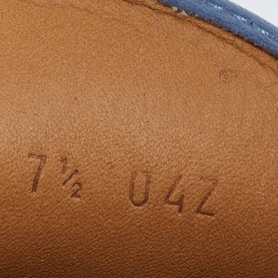 Gucci Vintage Pre-owned Suede flats Blue Dames