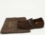 Gucci Vintage Pre-owned Suede flats Brown Dames - Thumbnail 8