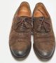 Gucci Vintage Pre-owned Suede flats Brown Dames - Thumbnail 2