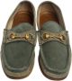 Gucci Vintage Pre-owned Suede flats Gray Dames - Thumbnail 2