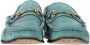 Gucci Vintage Pre-owned Suede flats Green Heren - Thumbnail 2