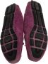 Gucci Vintage Pre-owned Suede flats Purple Dames - Thumbnail 5