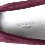 Gucci Vintage Pre-owned Suede flats Purple Dames - Thumbnail 6