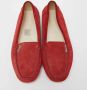 Gucci Vintage Pre-owned Suede flats Red Dames - Thumbnail 3