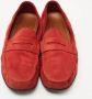 Gucci Vintage Pre-owned Suede flats Red Dames - Thumbnail 3