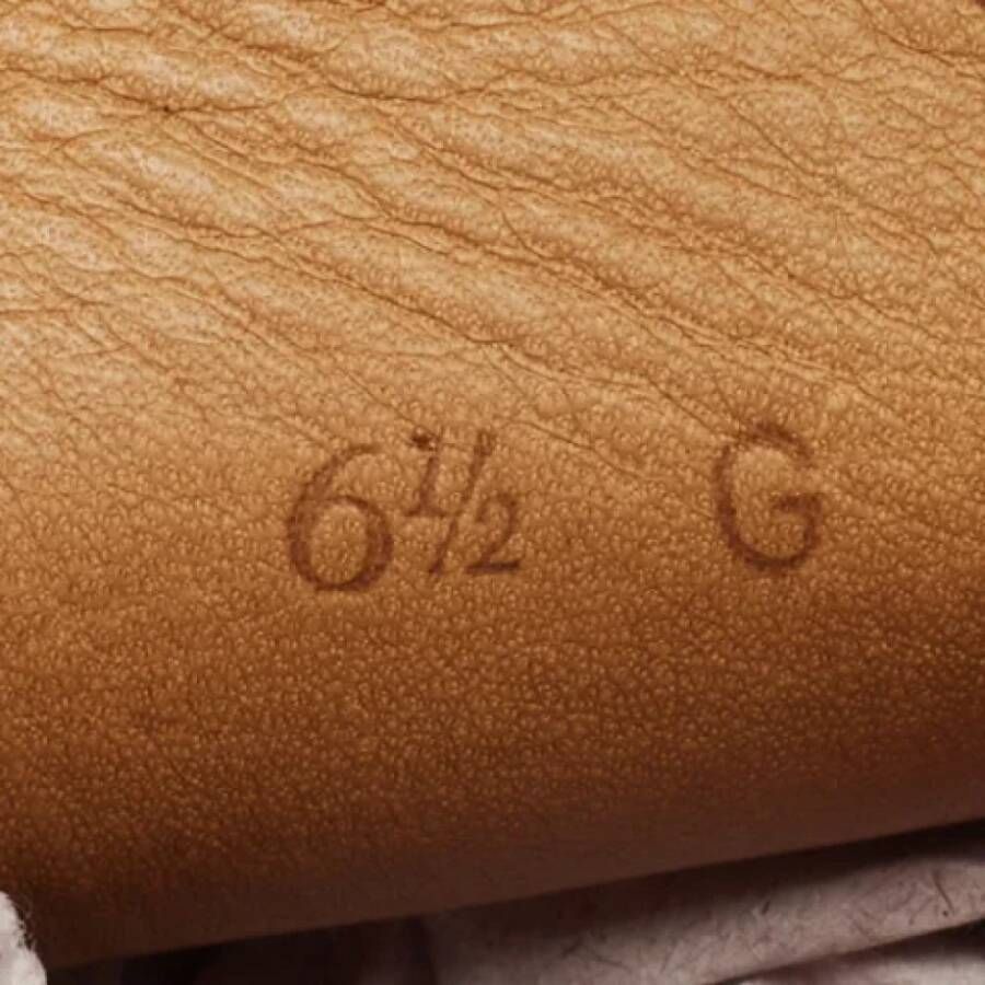 Gucci Vintage Pre-owned Suede flats Red Dames
