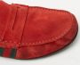Gucci Vintage Pre-owned Suede flats Red Dames - Thumbnail 8