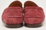 Gucci Vintage Pre-owned Suede flats Red Dames - Thumbnail 5