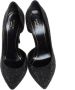 Gucci Vintage Pre-owned Suede heels Black Dames - Thumbnail 2