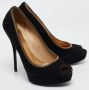 Gucci Vintage Pre-owned Suede heels Black Dames - Thumbnail 4