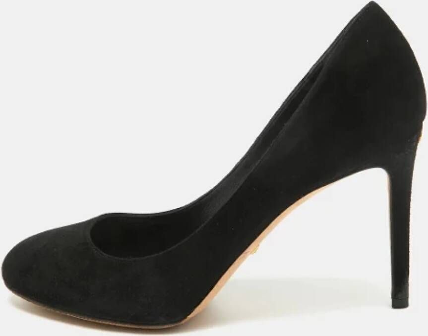 Gucci Vintage Pre-owned Suede heels Black Dames