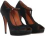 Gucci Vintage Pre-owned Suede heels Black Dames - Thumbnail 2
