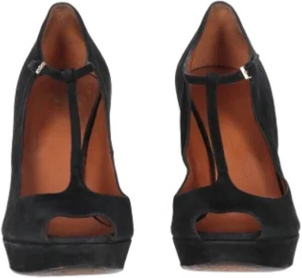 Gucci Vintage Pre-owned Suede heels Black Dames