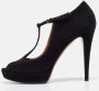 Gucci Vintage Pre-owned Suede heels Black Dames - Thumbnail 2