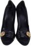 Gucci Vintage Pre-owned Suede heels Black Dames - Thumbnail 2