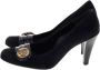 Gucci Vintage Pre-owned Suede heels Black Dames - Thumbnail 3