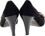 Gucci Vintage Pre-owned Suede heels Black Dames - Thumbnail 4