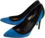 Gucci Vintage Pre-owned Suede heels Blue Dames - Thumbnail 3