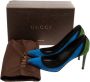Gucci Vintage Pre-owned Suede heels Blue Dames - Thumbnail 7