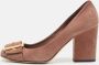 Gucci Vintage Pre-owned Suede heels Brown Dames - Thumbnail 2