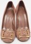 Gucci Vintage Pre-owned Suede heels Brown Dames - Thumbnail 3