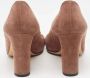 Gucci Vintage Pre-owned Suede heels Brown Dames - Thumbnail 5