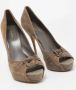 Gucci Vintage Pre-owned Suede heels Gray Dames - Thumbnail 4