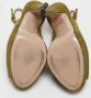Gucci Vintage Pre-owned Suede heels Green Dames - Thumbnail 6