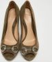 Gucci Vintage Pre-owned Suede heels Green Dames - Thumbnail 3
