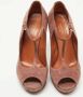 Gucci Vintage Pre-owned Suede heels Pink Dames - Thumbnail 2