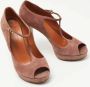 Gucci Vintage Pre-owned Suede heels Pink Dames - Thumbnail 3