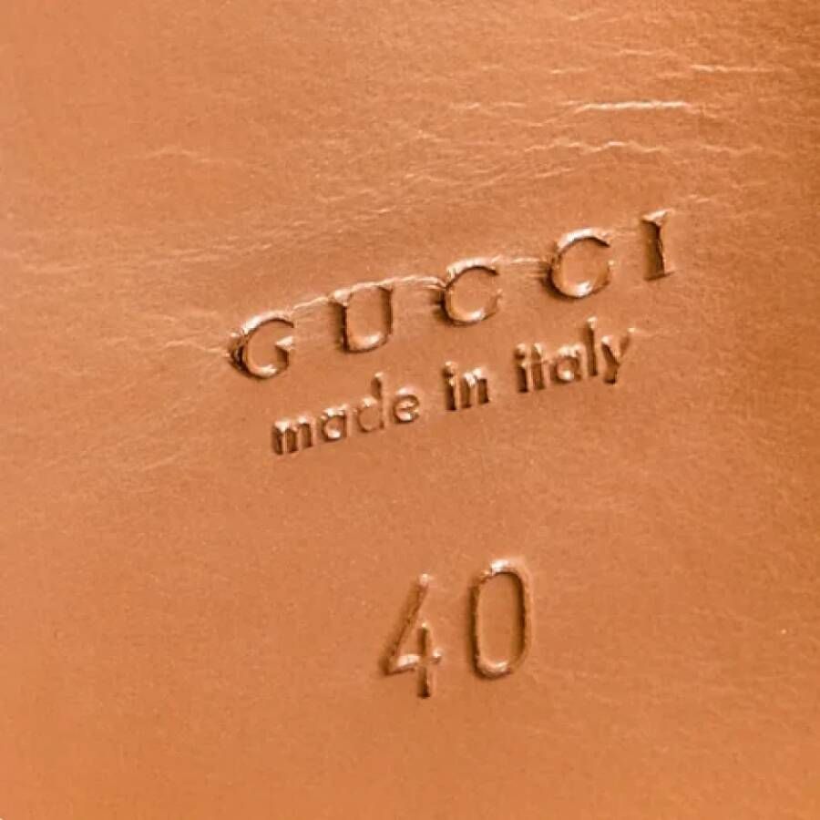 Gucci Vintage Pre-owned Suede heels Pink Dames