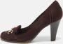 Gucci Vintage Pre-owned Suede heels Purple Dames - Thumbnail 2