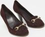 Gucci Vintage Pre-owned Suede heels Purple Dames - Thumbnail 4