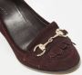 Gucci Vintage Pre-owned Suede heels Purple Dames - Thumbnail 7